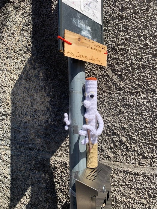 Lavori per il progetto Colora la Consuma - Art on the road""  dell'associazione consuma creativa