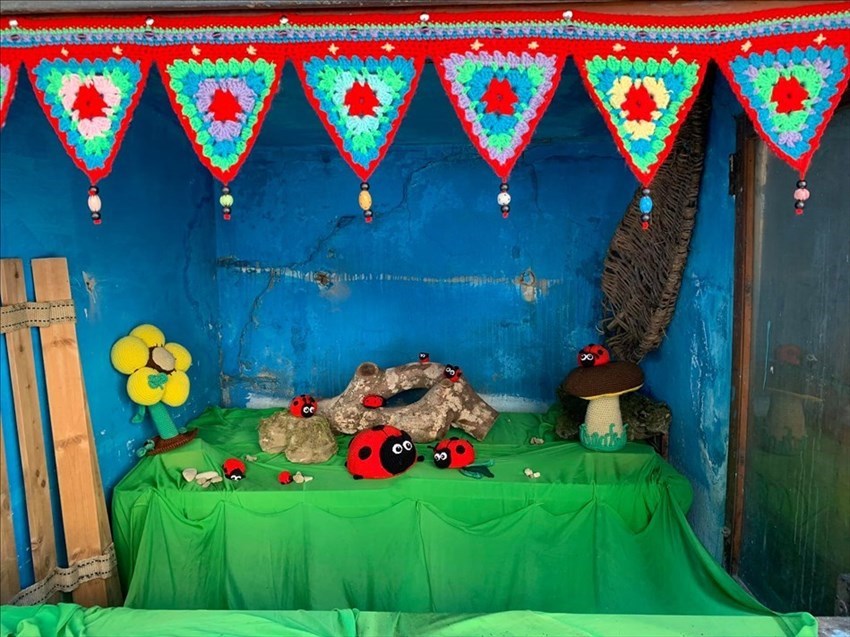 Lavori per il progetto Colora la Consuma - Art on the road""  dell'associazione consuma creativa