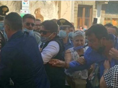 Il momento dell'aggressione