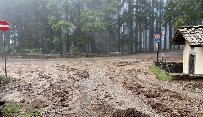 Detriti e fango a Reggello