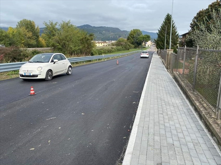 Lavori terminati in Via Fiorentina a Rufina