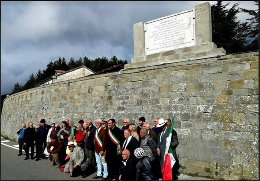 La cerimonia del 19 ottobre 2019 al Passo del Muraglione