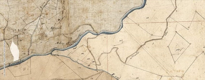 Antica Via da Raggioli a Vallombrosa: sui passi dell'Ecomuseo della Montagna Fiorentina. In foto la mappa del sentiero