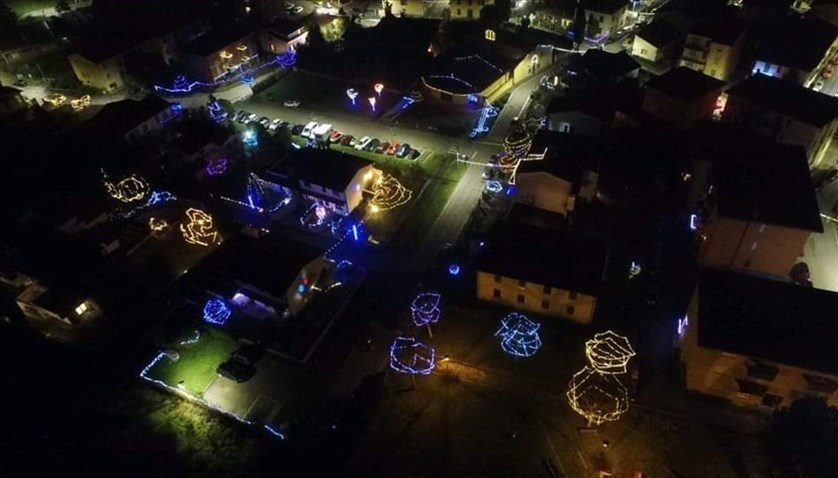 La frazione di Montebonello (Pontassieve) illuminata grazie al progetto P.I.N.