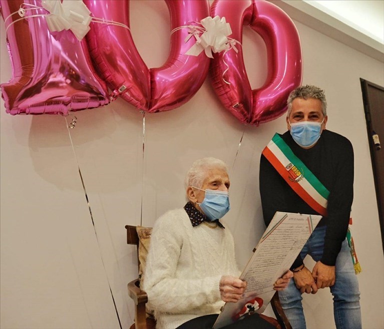 Il Sindaco Vito Maida e la Signora Fidalma