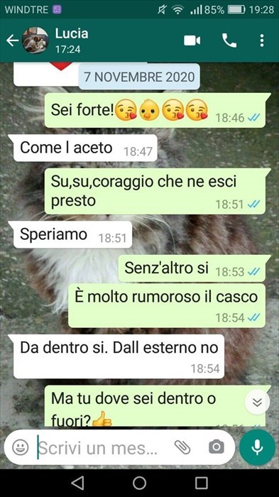 Messaggi della maestra Lucia alla famiglia in ospedale prima della scomparsa per Covid