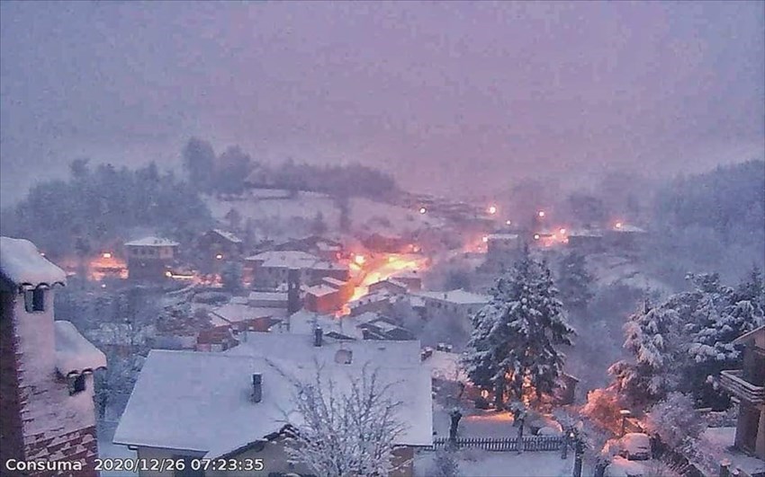 Passo della Consuma innevato