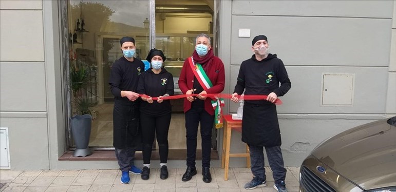 L'inaugurazione di stamani