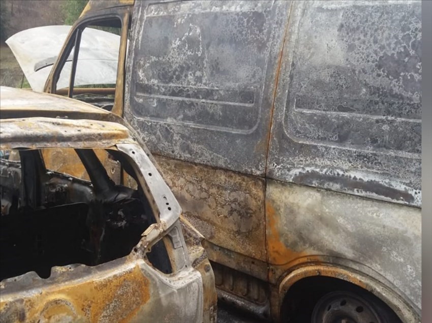 Le conseguenze dell'incendio di questa notte a San Godenzo