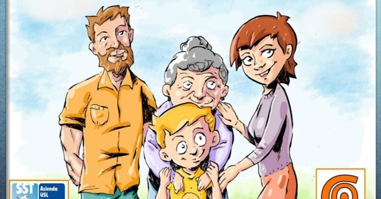 un fumetto per spiegare il covid