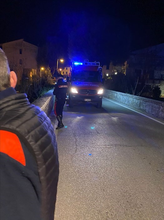 I soccorsi nella ricerca della persona