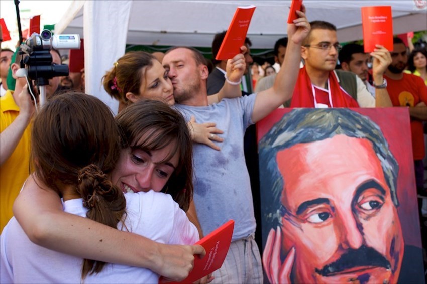 Manifestazione anti-mafia