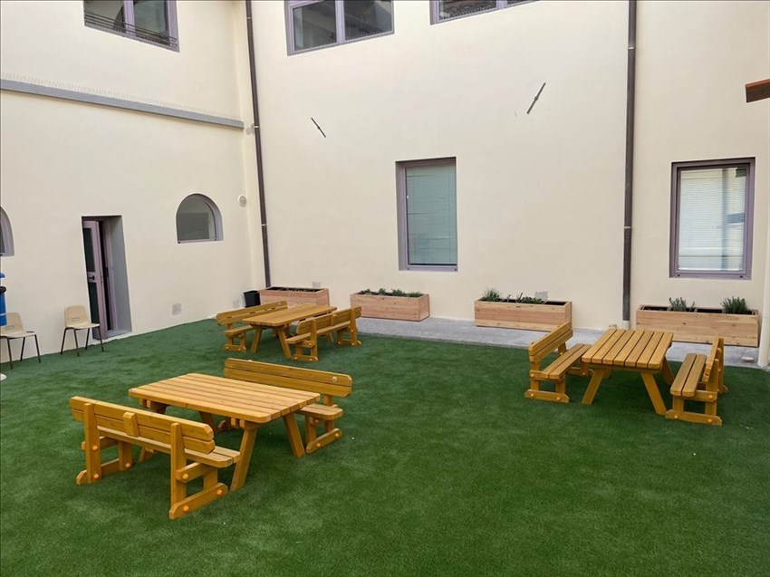 Progetto delle aule all'aperto nelle scuole del Comune di Pelago