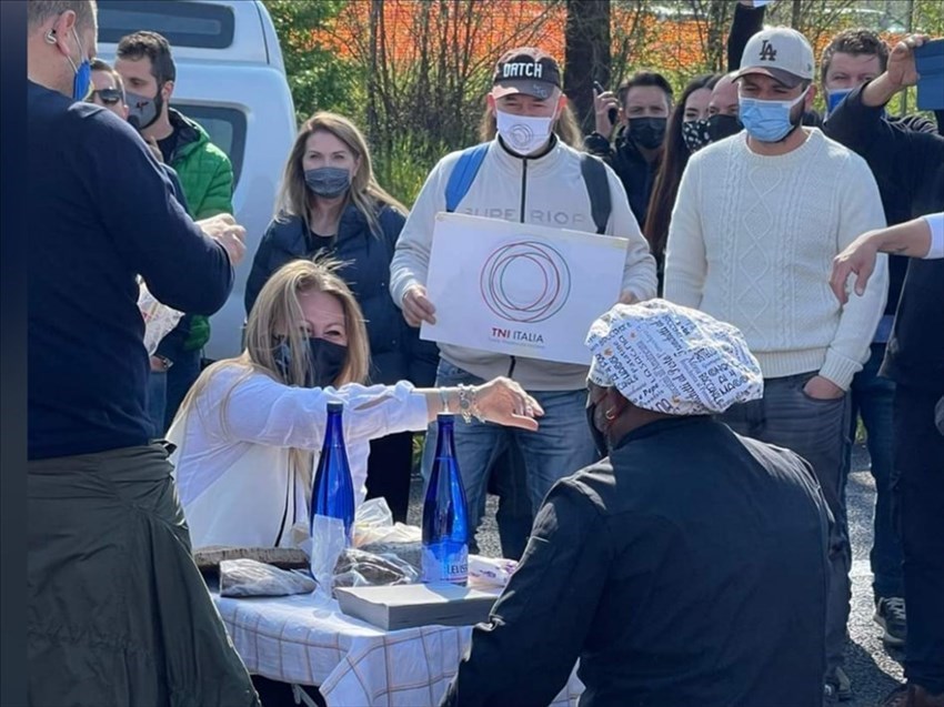 Protrsta ristoratori Toscani - blocco autostrada