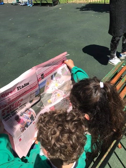 Scuola giuntini e Il Giro d'Italia