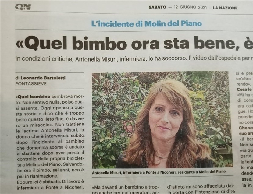 L'articolo apparso su La Nazione