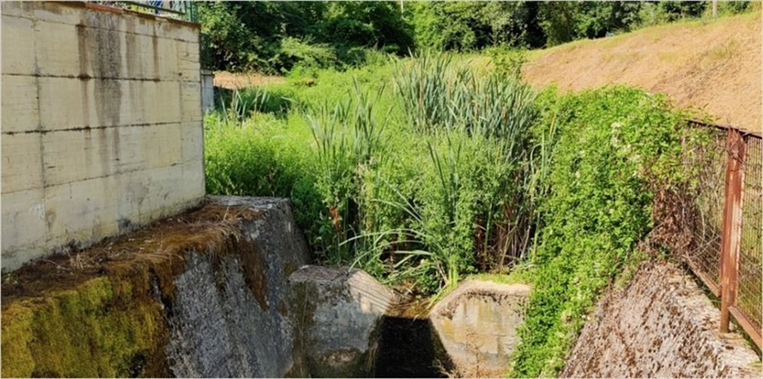 Borro a Bagnoli prima dell'intervento