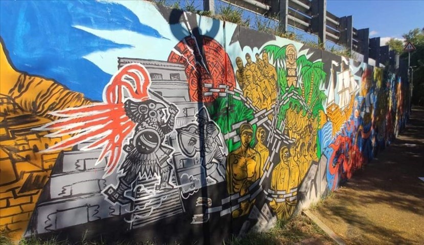 Murale inaugurato a Pontassieve