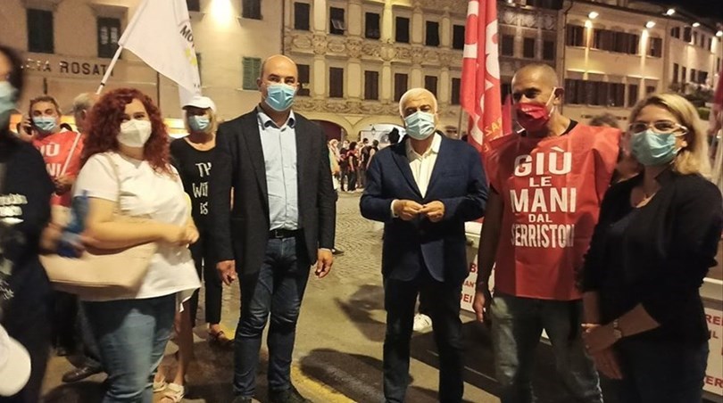 Manifestazione Giù le mani dal Serristori - 26 giugno 2020