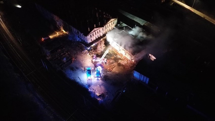 Incendio alla Brunelleschi - marzo 2022