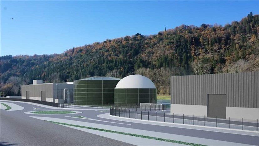 Biodigestore Selvapiana - render