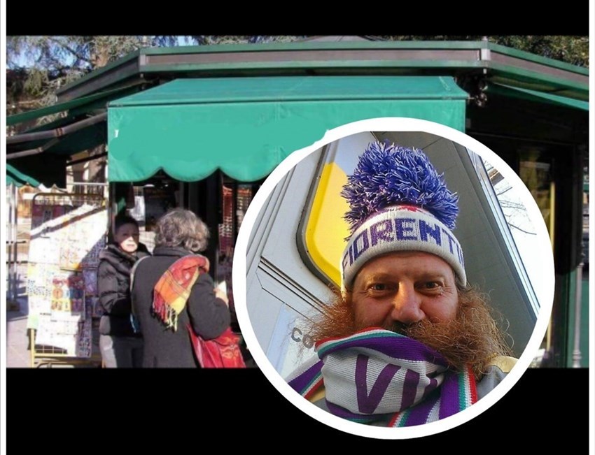 Edicola di Piazza Albizi a Sieci e Andrea di Salvo, benzivendolo