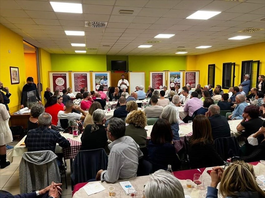 Elezioni comunali 2022, cena di presentazione Rignano unita