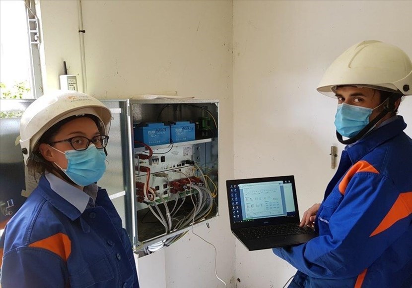 Tecnici Enel al lavoro