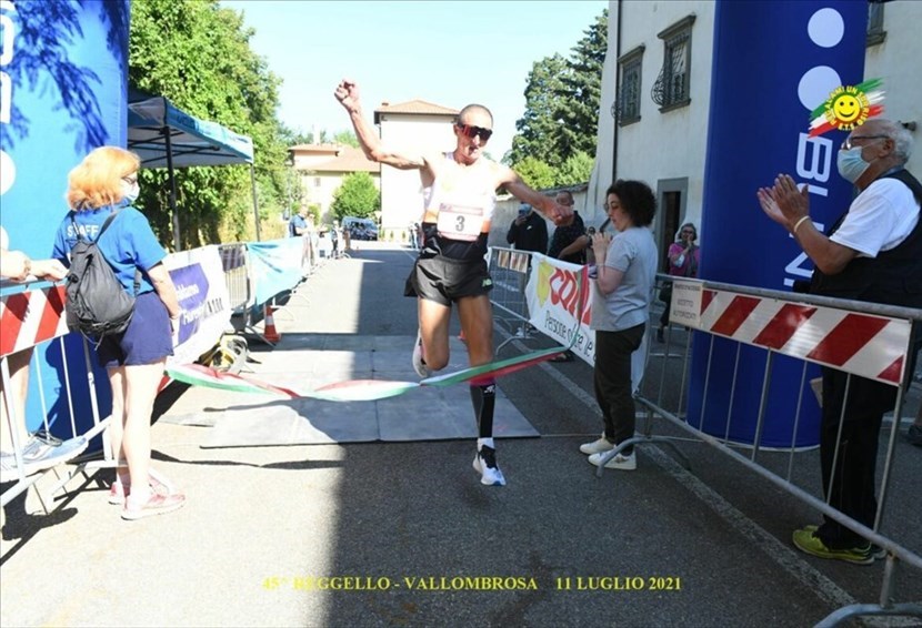 Massimo Mei vincitore della Reggello Vallombrosa 2021