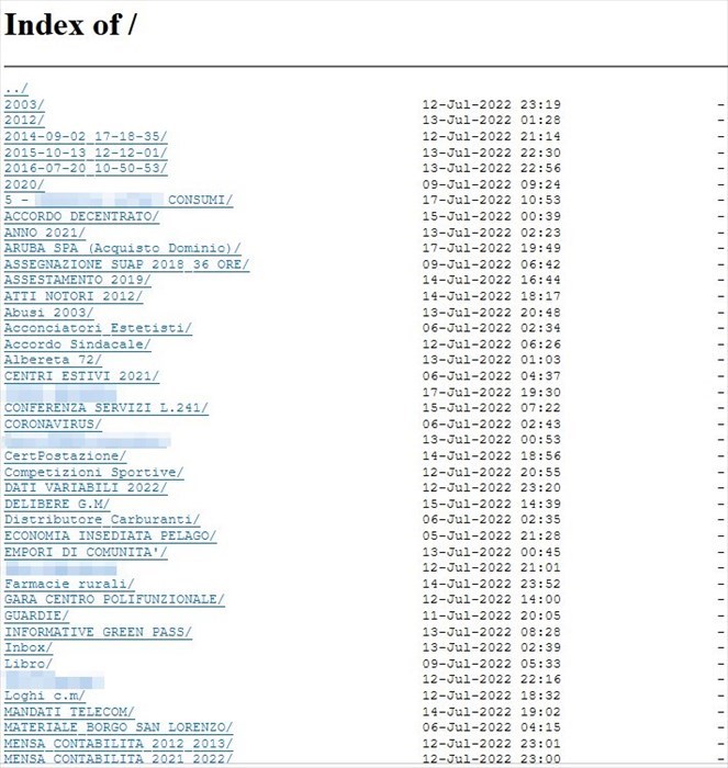 Dati trafugati all'Unione dei Comuni della Valdisieve