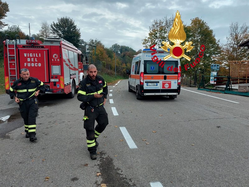 Vigili del fuoco di Pontassieve in azione