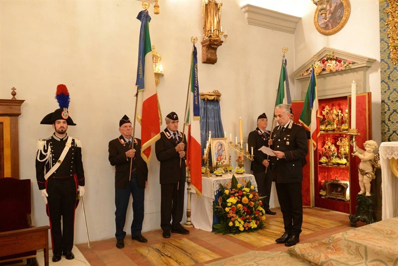 Virgo Fedelis, lettura del Comandante Caporaso