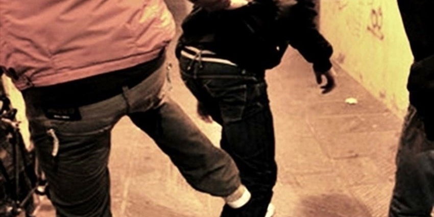 Aggressione. Foto di repertorio