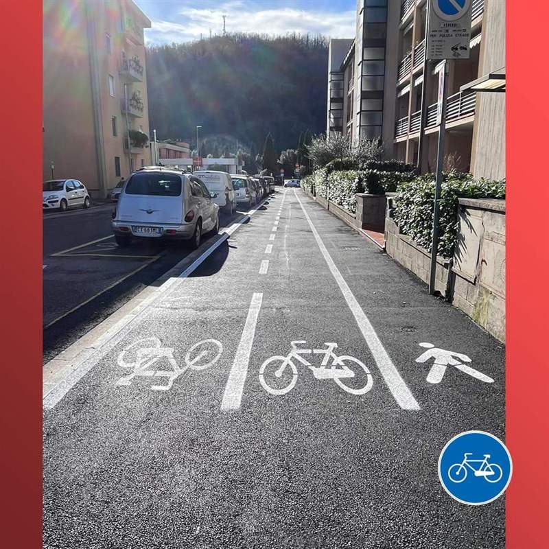 Pista ciclopedonale a ""I Villini"" - Pontassieve