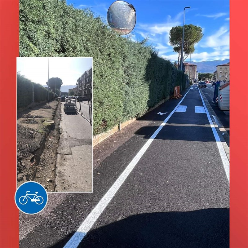 Pista ciclopedonale a ""I Villini"" - Pontassieve