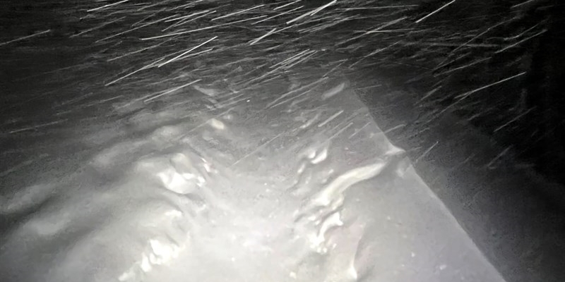 Tormenta di neve in Appennino