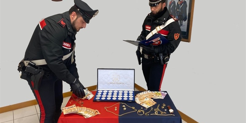 La refurtiva recuperata dal valore di 14.000 euro
