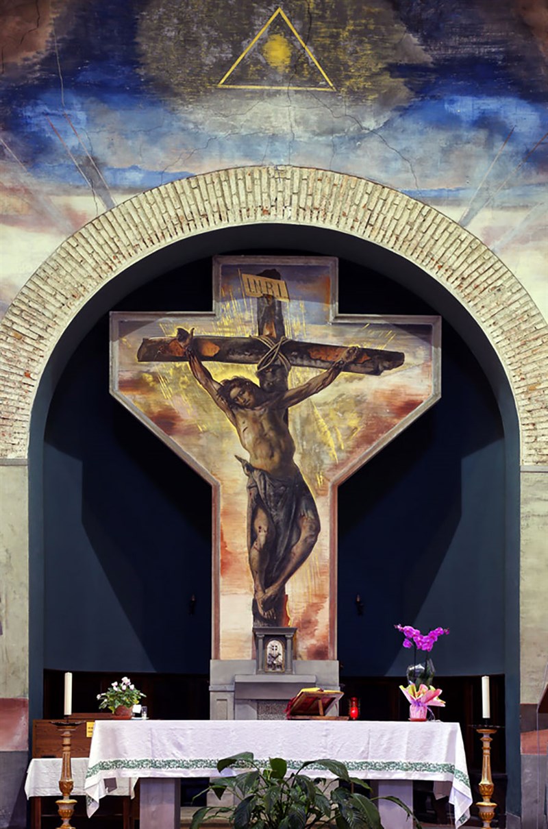 Il bellissimo affresco del Maestro Pietro Annigoni