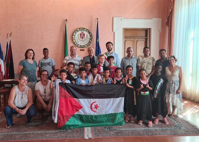 piccoli Saharawi in comune