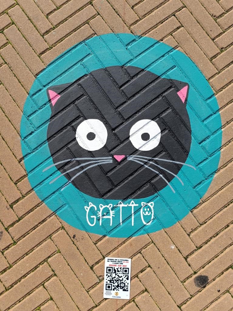 Alcuni particolari dei disegni murales realizzati a Figline e Incisa per Autumnia