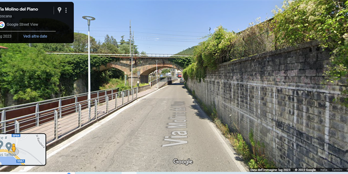 Via del Molino, Sieci