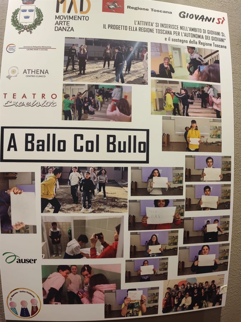 Foto della serata ""A ballo con il bullo"", progetto con i giovani del Comune di Rignano sull'Arno