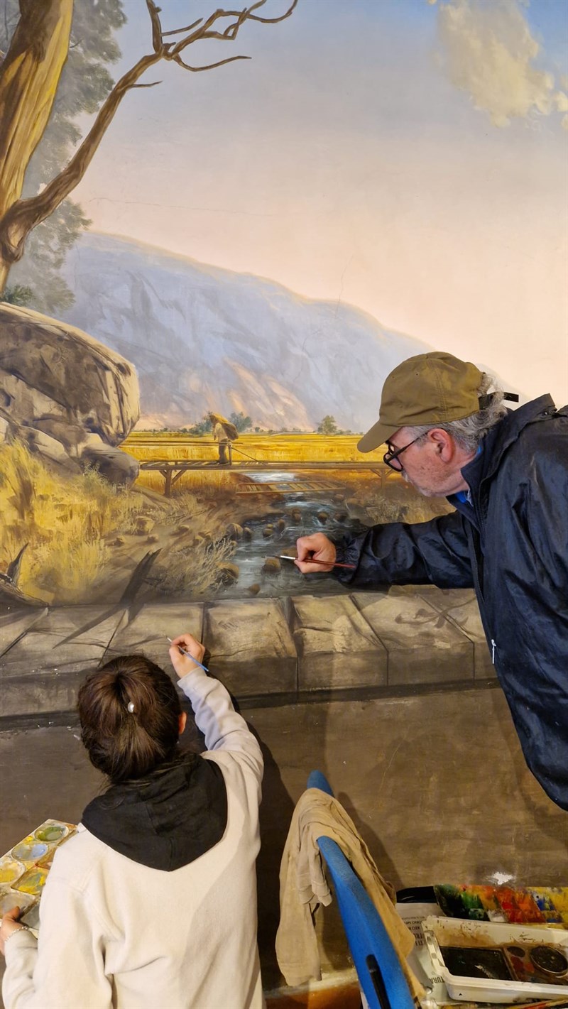 Restaurato il dipinto dedicato alle “Fiascaie” di Silvestro Pistolesi - Pontassieve