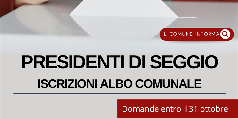 Presidenti di Seggio