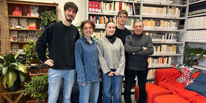 Servizio civile digitale - Ada Daniele Giulia con assessore Picchioni e sindaco Pianigiani