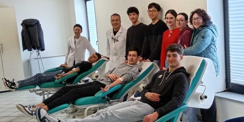 progetto Io dono a Pontassieve, studenti donatori sangue