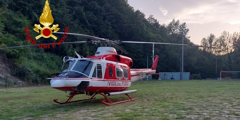 Elicottero Vigili del Fuoco