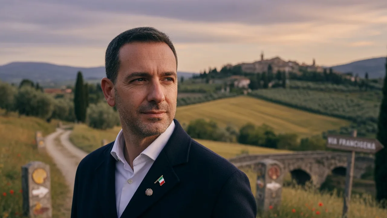 Via Francigena, Alessio Spinelli nominato vicepresidente vicario dell'associazione europea