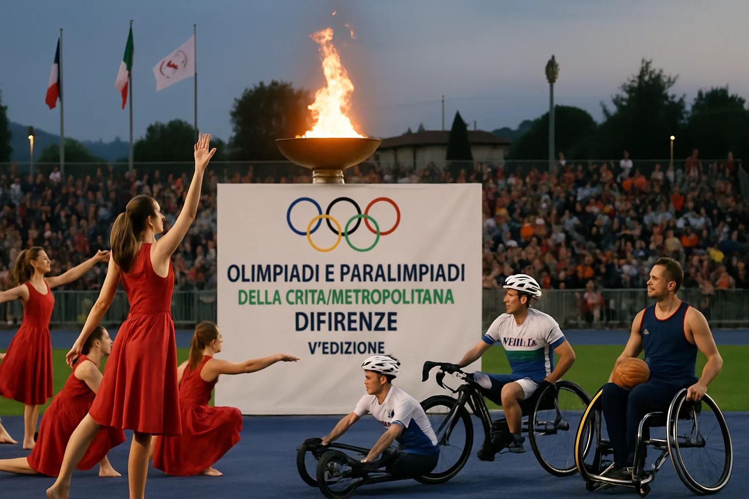 Cerimonia conclusiva della V Olimpiade e Paralimpiade della Città metropolitana di Firenze a Rignano sull'Arno